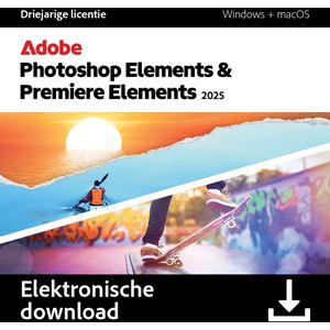 Adobe Photoshop Elements + Premiere Elements 2024 | 1 Gebruiker | 2 Installaties | Mac