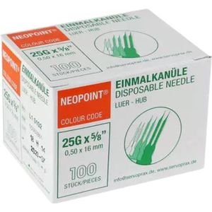 Merbach - Injectienaald - Oranje - 100st - 0.5 x 16 mm