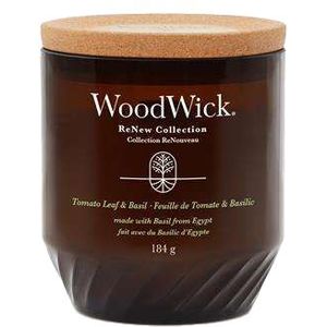 WoodWick ReNew Tomato Leaf & Basil Medium Candle