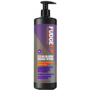 Fudge Clean Blonde Damage Rewind Violet-Toning Shampoo 1000ml