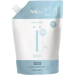 Naïf Baby & Kids Cleansing Wash Gel 500ml - Refill