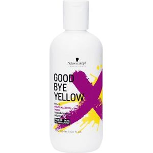 Schwarzkopf Goodbye Yellow Shampoo 300ml - Zilvershampoo vrouwen - Voor Alle haartypes