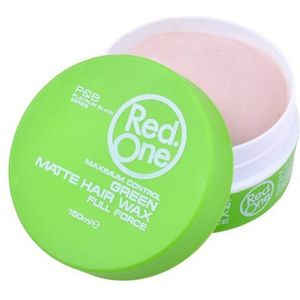 Red One Full Force Matte Hair Wax Green 150ml