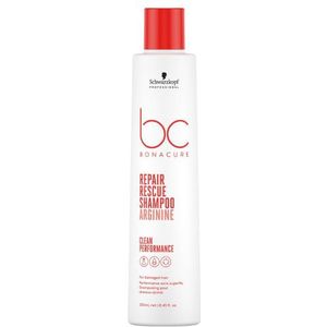 Schwarzkopf Bonacure Repair Rescue Shampoo 250ml - Normale shampoo vrouwen - Voor Alle haartypes