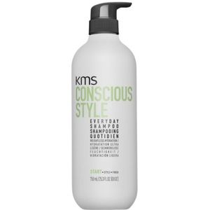 KMS CONSCIOUS STYLE EVERYDAY SHAMPOO 750ML - Normale shampoo vrouwen - Voor Alle haartypes