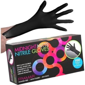 Framar - Black Mamba - Nitrilhandschoen - 100 stuks - Poedervrij