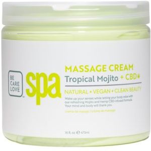 BCL SPA Massage Cream 473ml Tropical Mojito + CBD