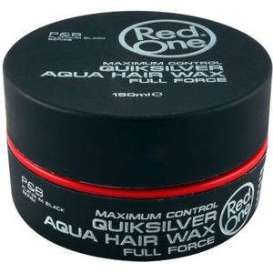Red One Full Force Aqua Hair Wax Quicksilver 150ml