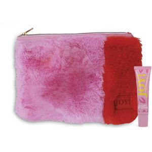 JOY! Pouch Pink + JOY! Sugar Lip Scrub