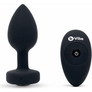 B-Vibe - Vibrerende Juwelen USB-oplaadbare Anale Plug M/L Zwart
