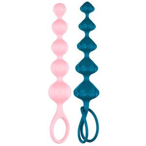 Satisfyer - Love Beads Super Soft Silicone Roze