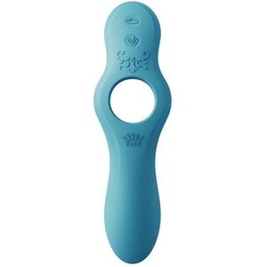 Zalo - Jessica Multifunctionele App Bestuurbare Flexibele Vibrator Blauw