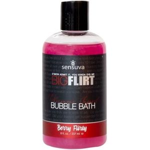 Sensuva - Big Flirt Feromonen Bubbel Badgel 237 ml Roze