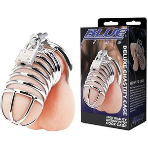 Blueline - Deluxe Chastity Cock Cage Kuisheidsgordel Zwart