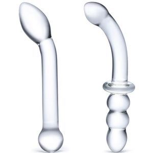 Glas - G-Spot Pleasure Glazen Dildo Set