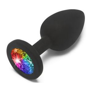 ToyJoy - Diamond Booty Jewel Small Butt Plug Zwart