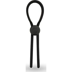 Velv\'Or - Rooster Ragnar Lasso Design Siliconen Verstelbare Cock Ring Zwart