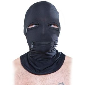 Fetish Fantasy - Black Zipper Face Hood