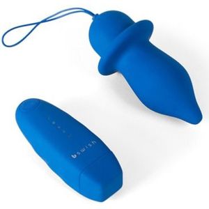 B Swish - Bfilled Classic Vibrerende Buttplug Blauw