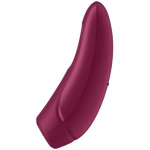 Satisfyer - Curvy +1 Bluetooth Luchtdruk Clitoris Stimulator Rood