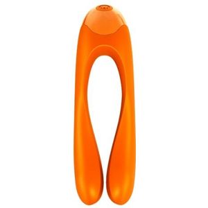 Satisfyer - Candy Cane Vinger Vibrator USB-oplaadbaar Oranje