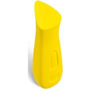 Dame - Kip USB-Oplaadbare Siliconen Clitoris Vibrator Geel