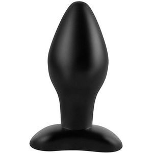 Anal Fantasy - Siliconen Butt Plug Zwart Large
