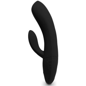 Laid - V.1 Silicone Rabbit Vibrator USB-Oplaadbaar Zwart