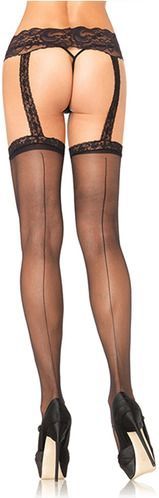 Leg Avenue - Garterbelt Stockings Met Naad Aan Achterzijde