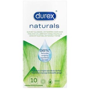 Durex - Naturals Condooms Met Natuurlijk Waterbasis Glijmiddel 10 st.