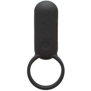 Tenga - SVR Smart Vibe Ring Krachtig Vibrerende Penis Ring Zwart