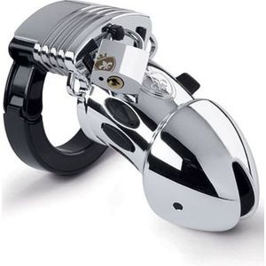 MyStim - Pubic Enemy No. 1 E-Stim Peniskooi Zilver