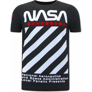 NASA T-Shirt Heren - Zwart