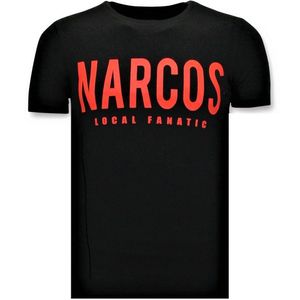 T-Shirt Heren - Narcos Pablo Escobar - Zwart
