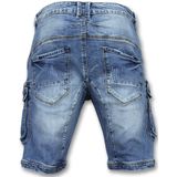 Korte Spijkerbroek Mannen - Shorts Heren Spijker - J  Blauw