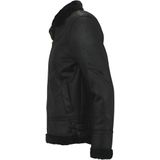 Shearling Jacket - Lammy Coat - Zwart