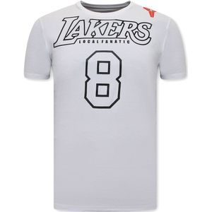 Heren Lakers T-Shirt - Bryant - Wit