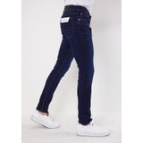 Heren Jeans Slim Fit Navy -  - Donker Blauw