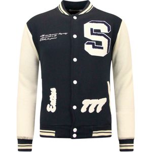 College Jacket Heren Vintage -  - Navy