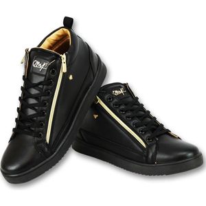 Heren Sneaker Bee Black Gold V- CMS -Zwart