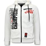 Heren Trainingspak - Muhammad Ali Sport Pak - Wit