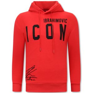 ICON Oversized Hoodie - Rood