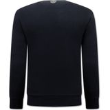 Lakers Print Heren Sweater - Zwart