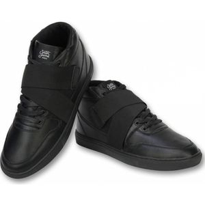 Heren Schoenen - Heren Sneaker Nation Strap - Zwart