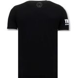 T-Shirt Mannen - Padrino Corleone - Zwart