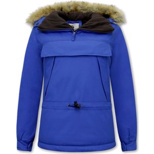 Jas Over Je Hoofd - Anorak Winterjas - Blauw