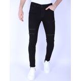 Ripped Gescheurde Jeans Heren - Slim Fit -- Zwart