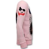 Sweater Heren - The Joker Man - Roze