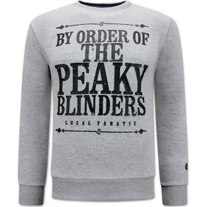 Peaky Blinders Heren Sweater - Grijs