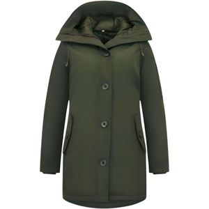 Waterdichte Winterjas Dames Parka  Groen